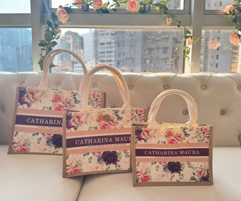 Roses with Romance Tote - Large Size (Shipped from the US)