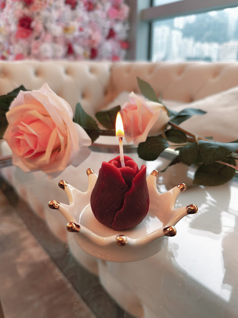 "King of Hearts" Candle Holder by CATHARINA MAURA® (ships from Hong Kong)